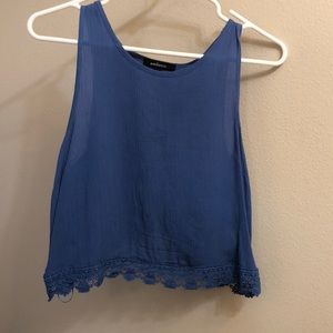 Blue croptop